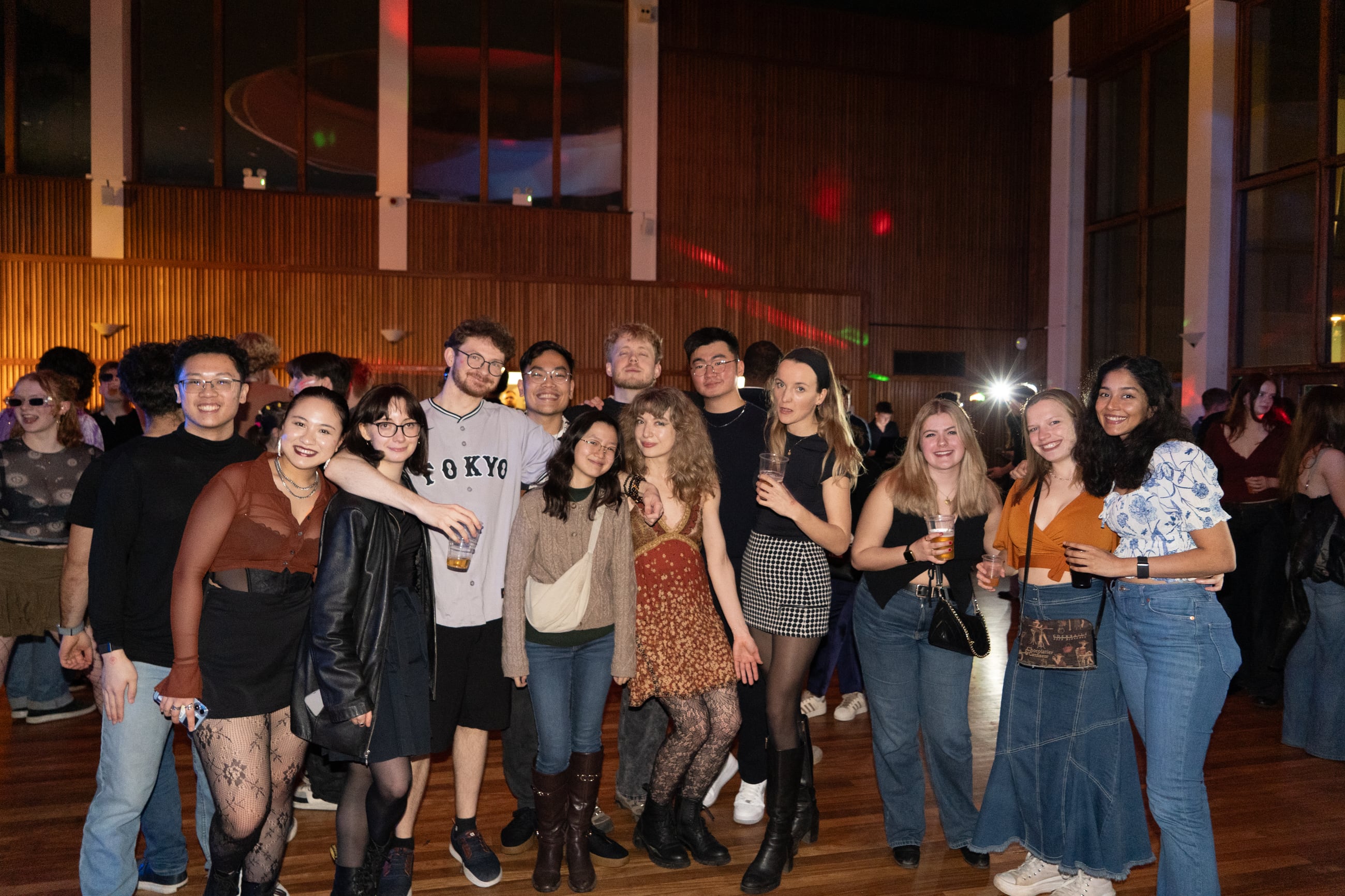 Megabop social event frame